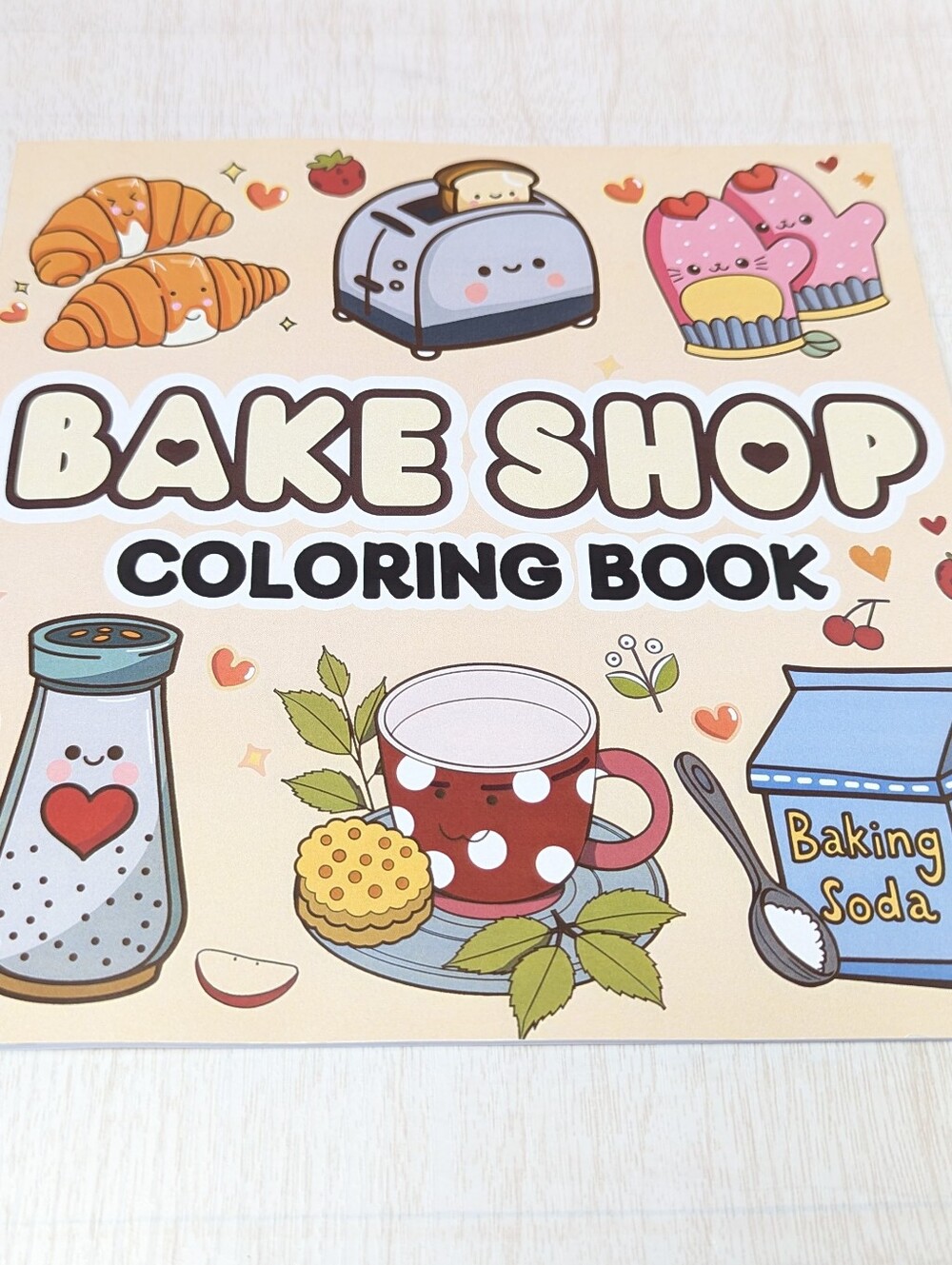 Bake Shop Coloring Book: Bold and Easy, Simple and Big Designs